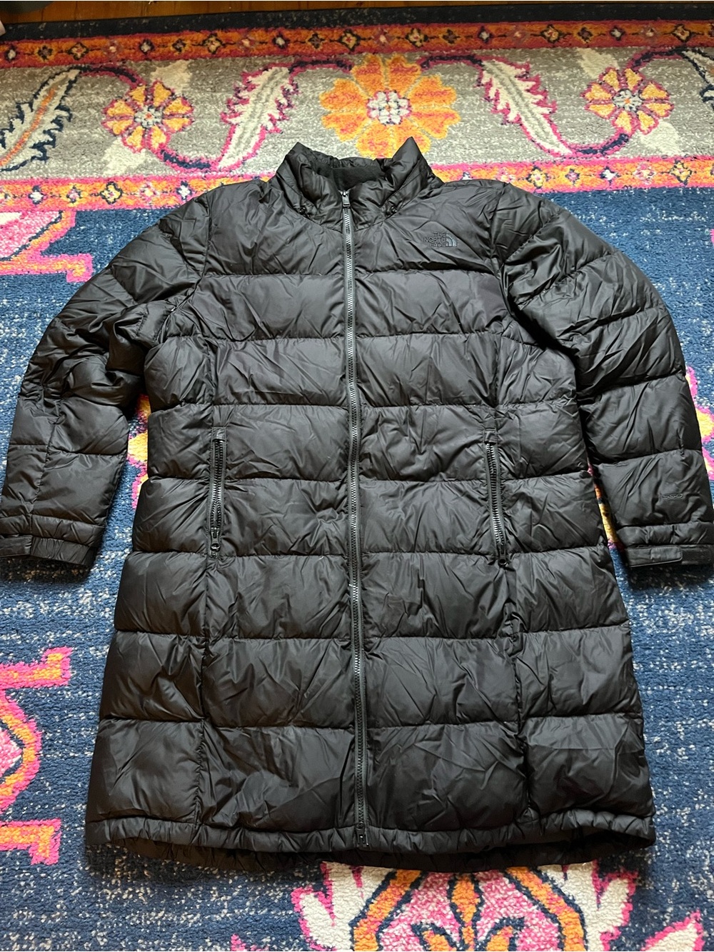 The North Face Women's Black Long Puffer Coat